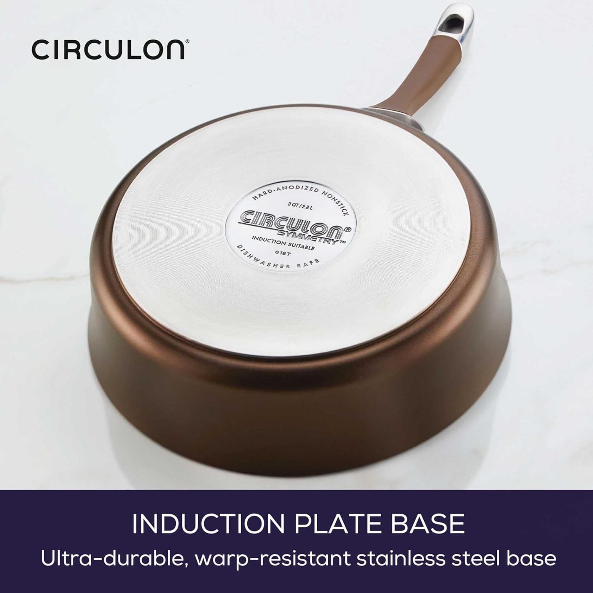 Circulon 11 Piece Pan Set Symmetry - Chocolate Circulon 11 Piece Pan Set Symmetry - Chocolate
