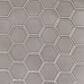 Emser Savvy Silver 2" x 2" Hexagon on 11" x 12" Porcelain Mosaic Sheet, , large