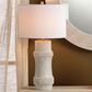Splendor Living Claymore Table Lamp in White, , large