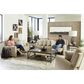 Catnapper Calvin Manual Reclining Loveseat in Putty, , large