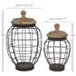 Maple and Jade Farmhouse Decorative Jar in Black and Brown (Set of 2), , large