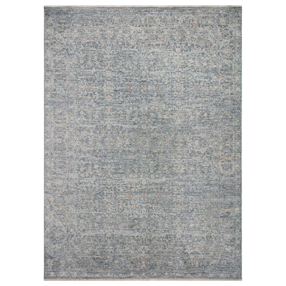 Angela Rose Blake 6"7" x 9"10" Denim and Taupe Area Rug, , large