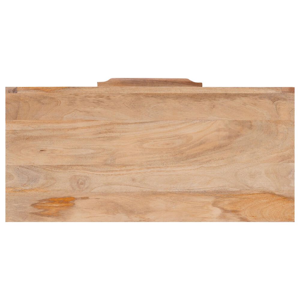 Linon Home Decor Janie 3-Drawer Cabinet in Natural and Gold, , large