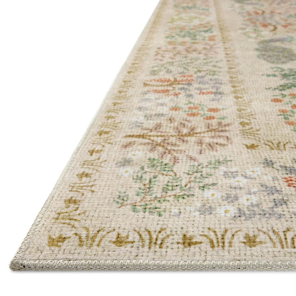 Loloi Canopy Peacock Forest Cream 2&#39;3&quot; x 5&#39; Runner, , large