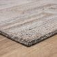 Karastan Forsyth Park Cloverdale Beige Steel 8" x 10" Area Rug, , large