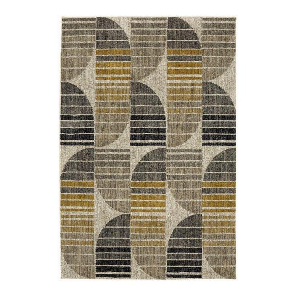 Mohawk Metropolitan Crescent 91000 8" x 11" Oyster Area Rug, , large