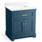 Kohler Charlemont 30" Single Bathroom Vanity in Tidal Blue with 3 cm White Quartz Top and Rectangular Sink, , large