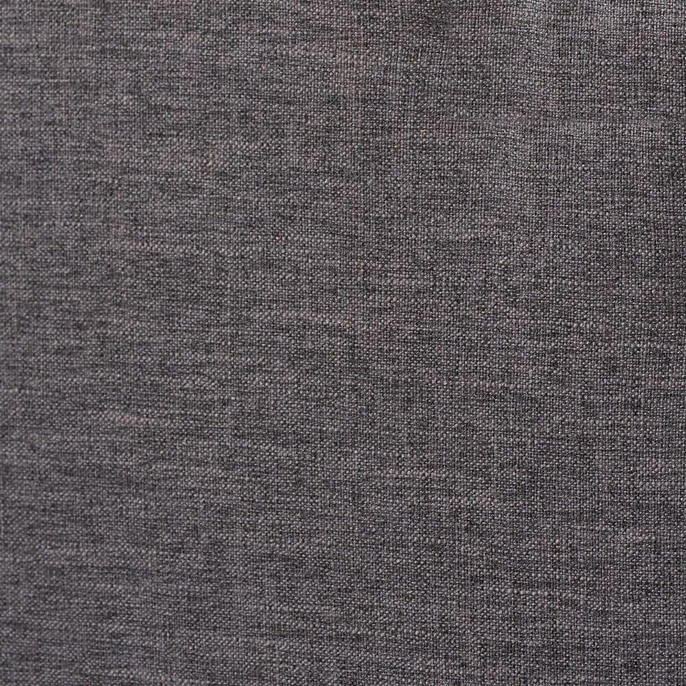 Baxton Studio Geneva Twin Upholstered Panel Headboard in Dark Grey, , large