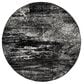 Safavieh Adirondack ADR112A 4" Round Silver and Black Area Rug, , large