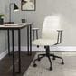 Lumisource Fredrick Office Chair with Cream Cushion in Black, , large
