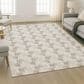 Dalyn Rug Company Soft Essentials Chevron Beige 3" x 5" Area Rug, , large