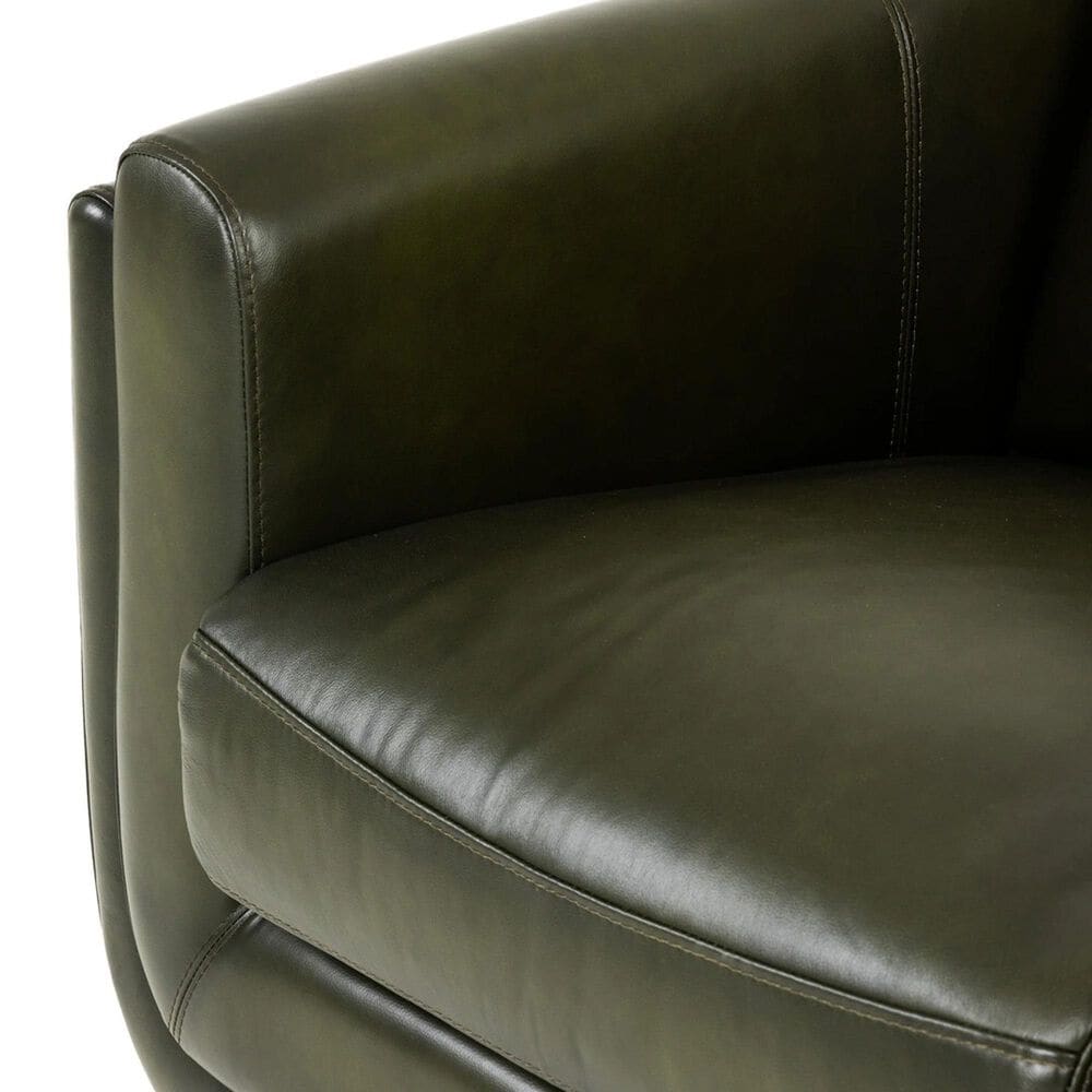 Hydeline Fremont Leather Accent Chair in Forrest (Set of 2), , large
