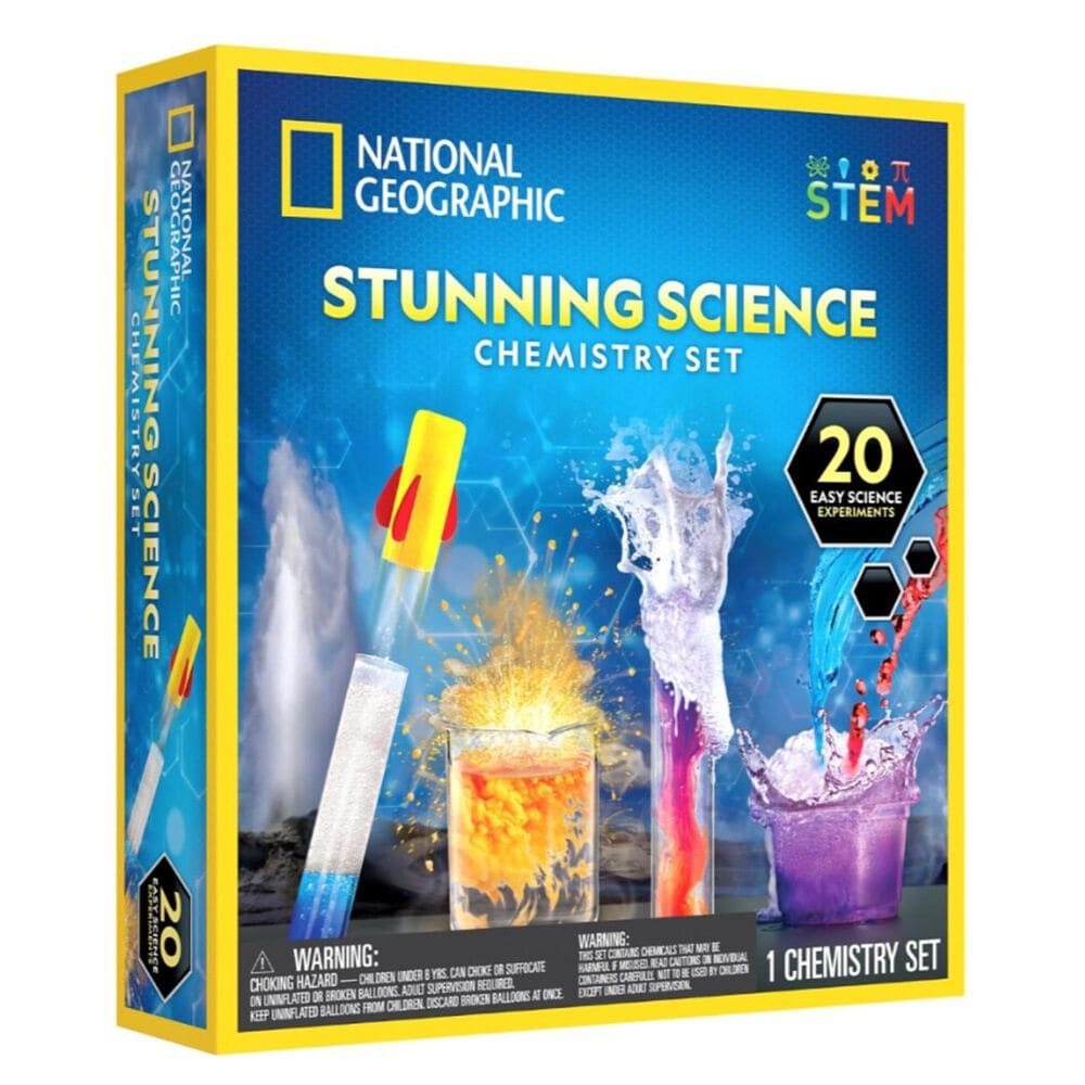 National Geographic Stunning Science Chemistry Set, , large