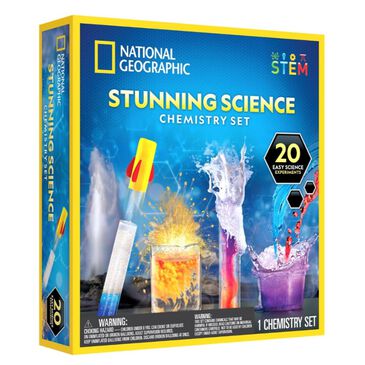 National Geographic Stunning Science Chemistry Set, , large