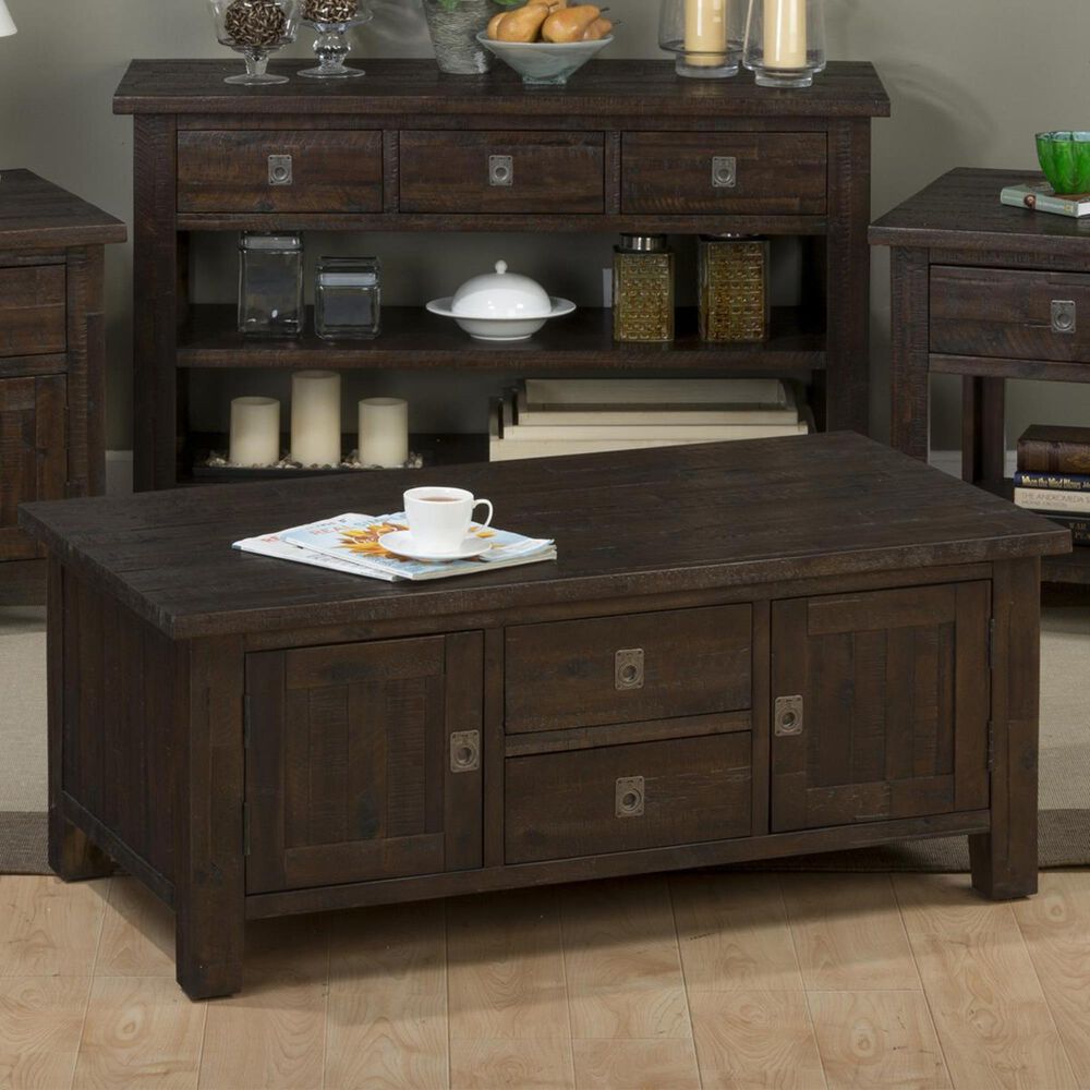 at HOME Kona Grove Box Storage Cocktail Table in Chocolate, , large