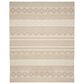 Safavieh Natura 10" x 14" Beige and Ivory Area Rug, , large