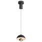 Golden Lighting Vintra LED 1-Light Pendant in Sand Black with Copper, , large