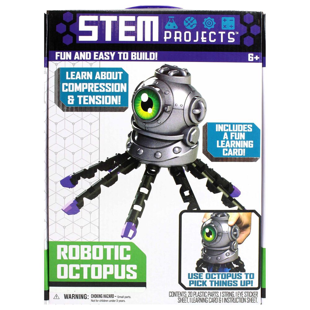 Tara Toy Corp Stem Projects Robotic Octopus, , large