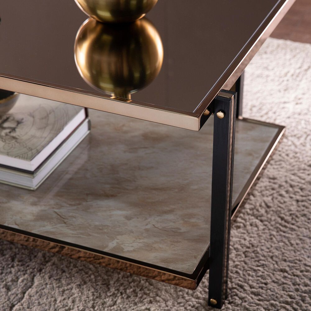Southern Enterprises Thornsett Coffee Table in Champagne, , large