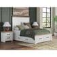 Ashley Savonport Queen Storage Panel Bed in White and Brown, , large