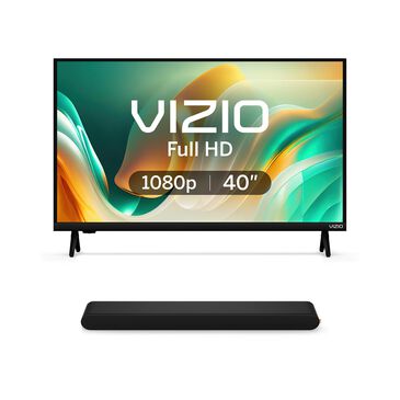 VIZIO 40" Class Full HD LED - Smart TV with 2.0 Soundbar in Black, , large