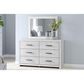 Ashley Cayboni 6-Drawer Dresser in Whitewash, , large