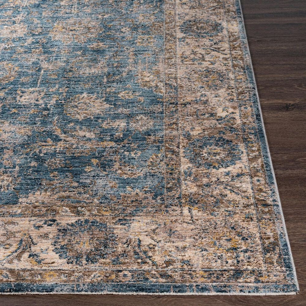 Surya Mirabel 9&#39; x 12&#39;2&quot; Teal, Aqua, Mustard, Gray and Beige Area Rug, , large