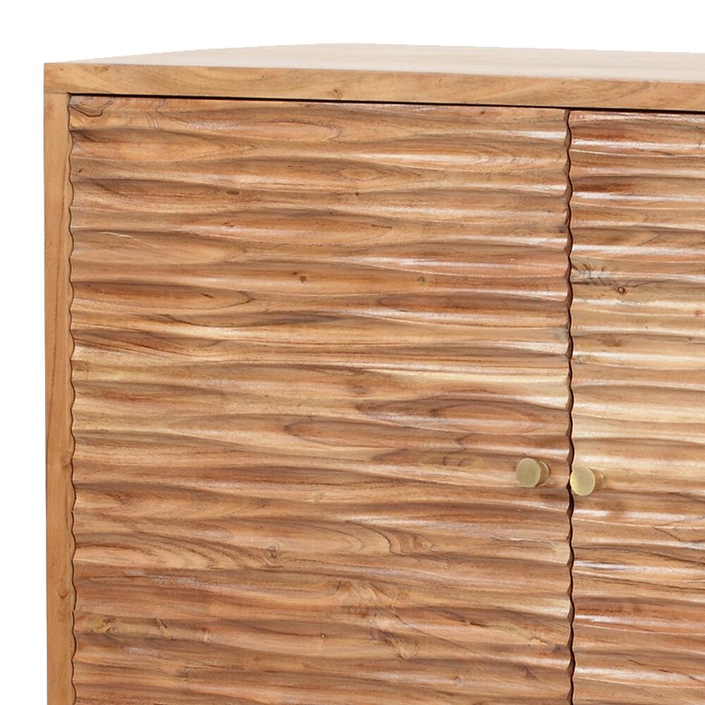 Hearth and Haven 3-Door Sideboard in Natural, , large