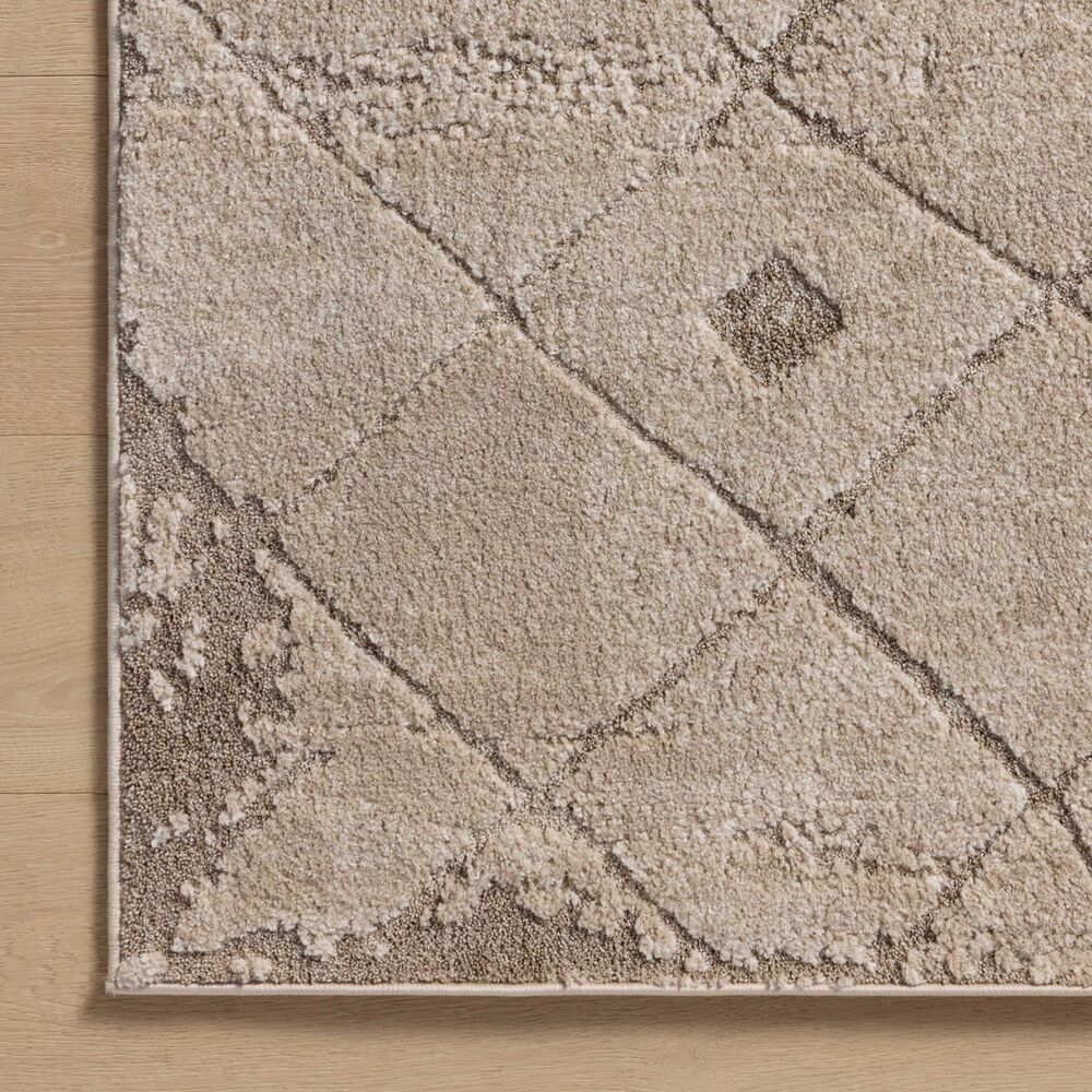 Amber Lewis x Loloi Monty 5&#39;3&quot; x 7&#39;6&quot; Beige and Natural Area Rug, , large