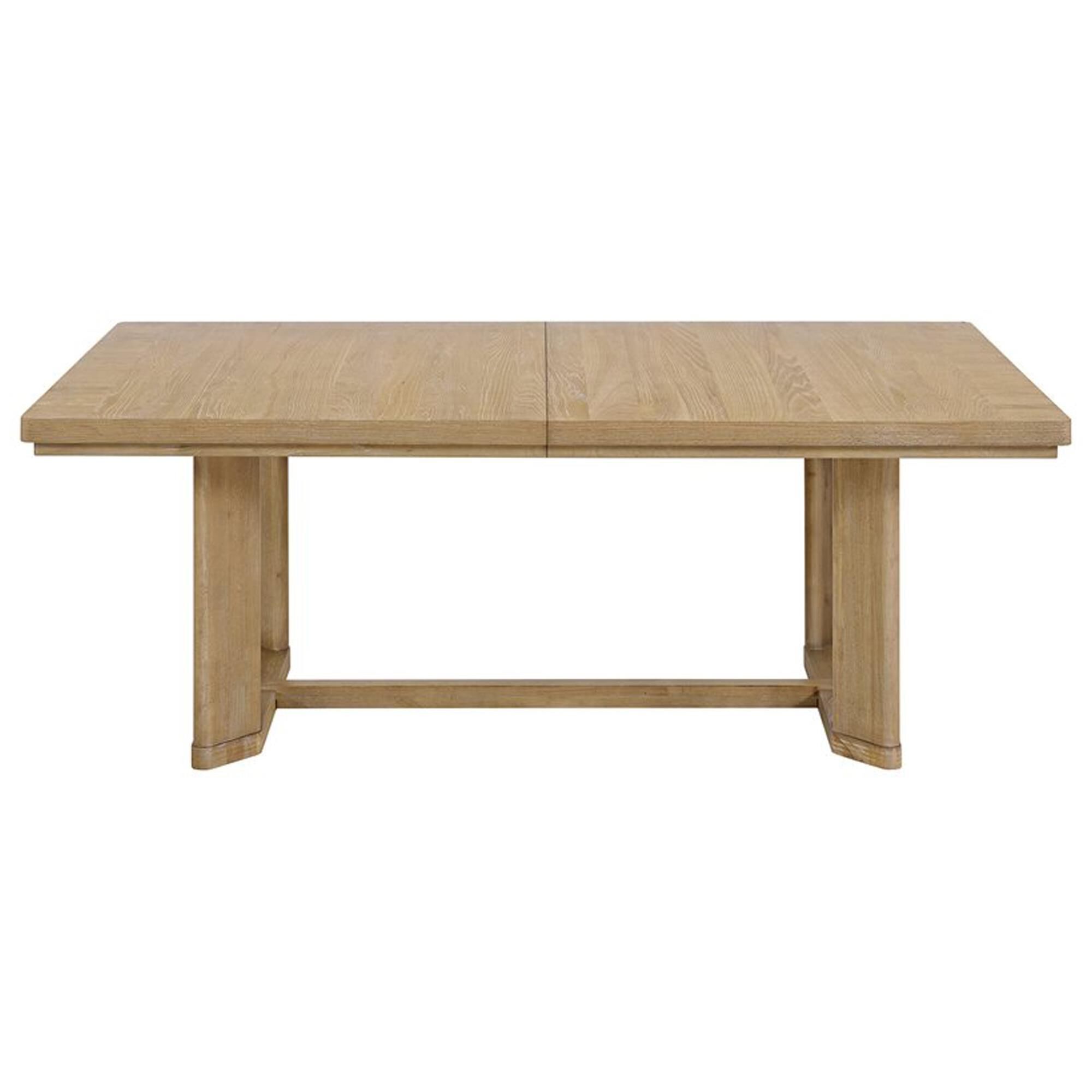 Emerald Home Furnishings Pacific Grove Trestle Dining Table in