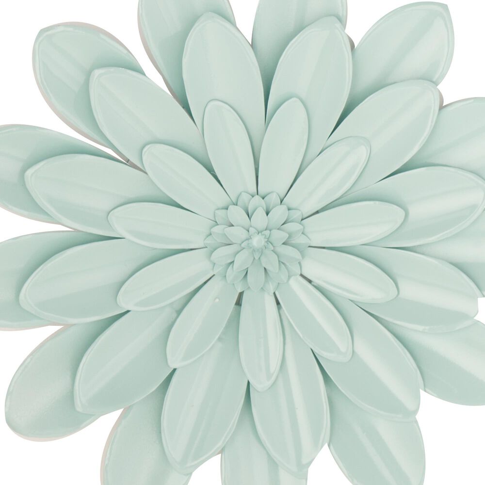 Maple and Jade 24&quot; x 24&quot; Flower Wall Decor in Green &#40;Set of 3&#41;, , large