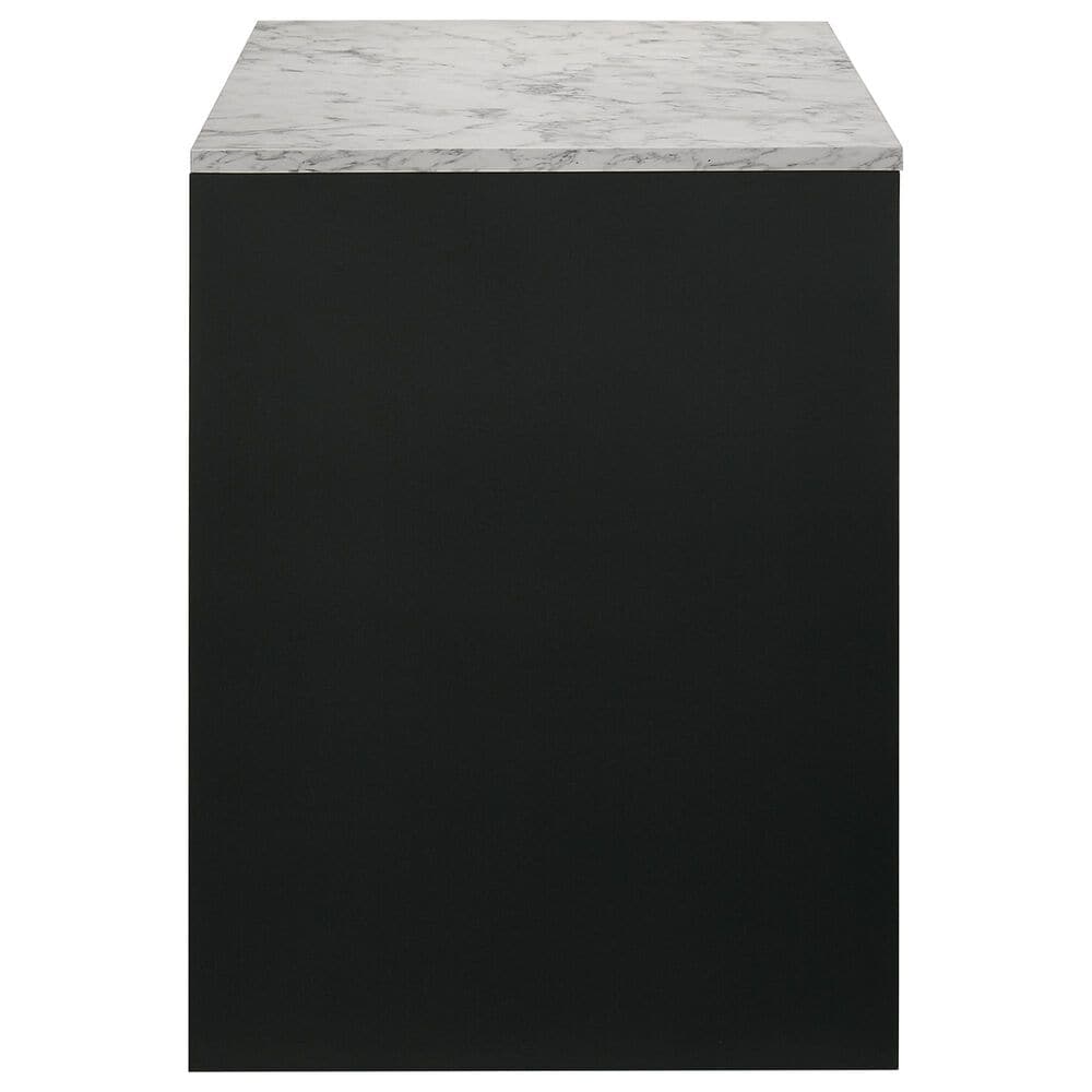 Crown Mark Rangley Writing Desk in Black and White, , large