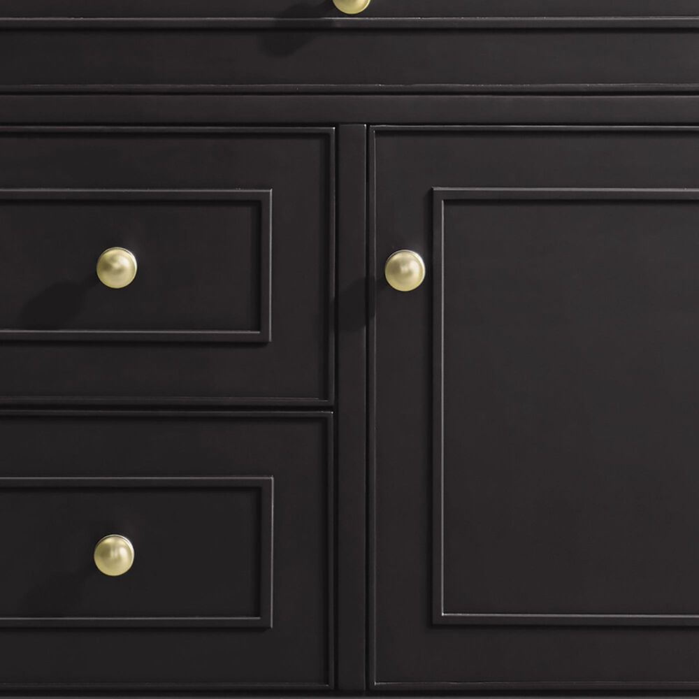 James Martin Vanities Lorelai 36&quot; Single Vanity in Black Onyx with 3 cm Ethereal Noctis Quartz Top, , large