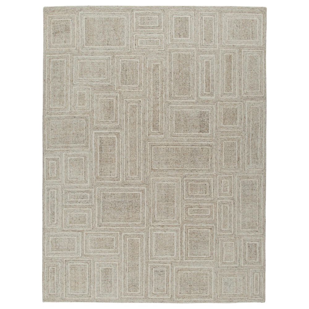 Ashley Brickburgh 8" x 10" Gray, Ivory and Honey Area Rug, , large