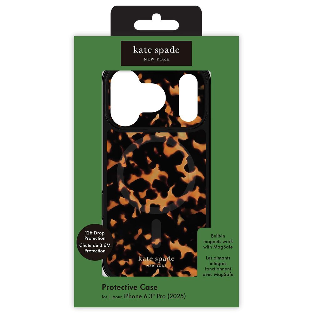Kate Spade Protective MagSafe Case for Apple iPhone 17 Pro in Tortoise, , large