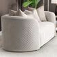 Vista Haus Ariana Stationary Loveseat in Beige Velvet, , large