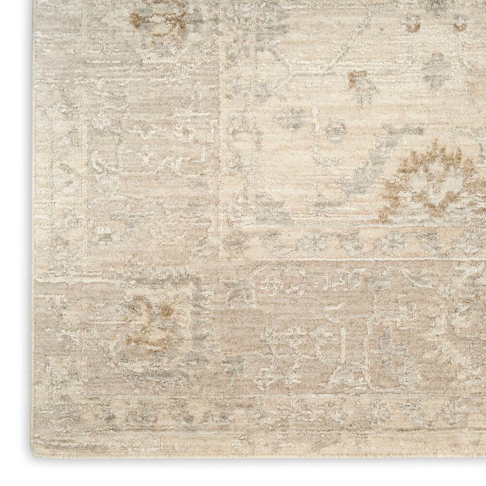 Nourison Moonlit MLI01 Ivory and Grey 5'3" x 7'6" Area Rug, , large