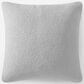 Sunday Citizen Snug Muslin 20" Square Throw Pillow in Cloud Gray, , large