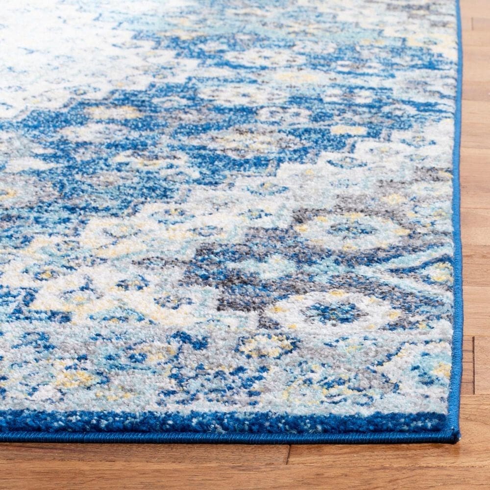 Safavieh Madison MAD616N 2&#39;3&quot; x 6&#39; Navy and Creme Runner, , large