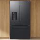Samsung Bespoke AI 29 Cu. Ft. French Door Refrigerator with Zero Clearance Fit and Sphere Ice in Matte Black Steel, , large