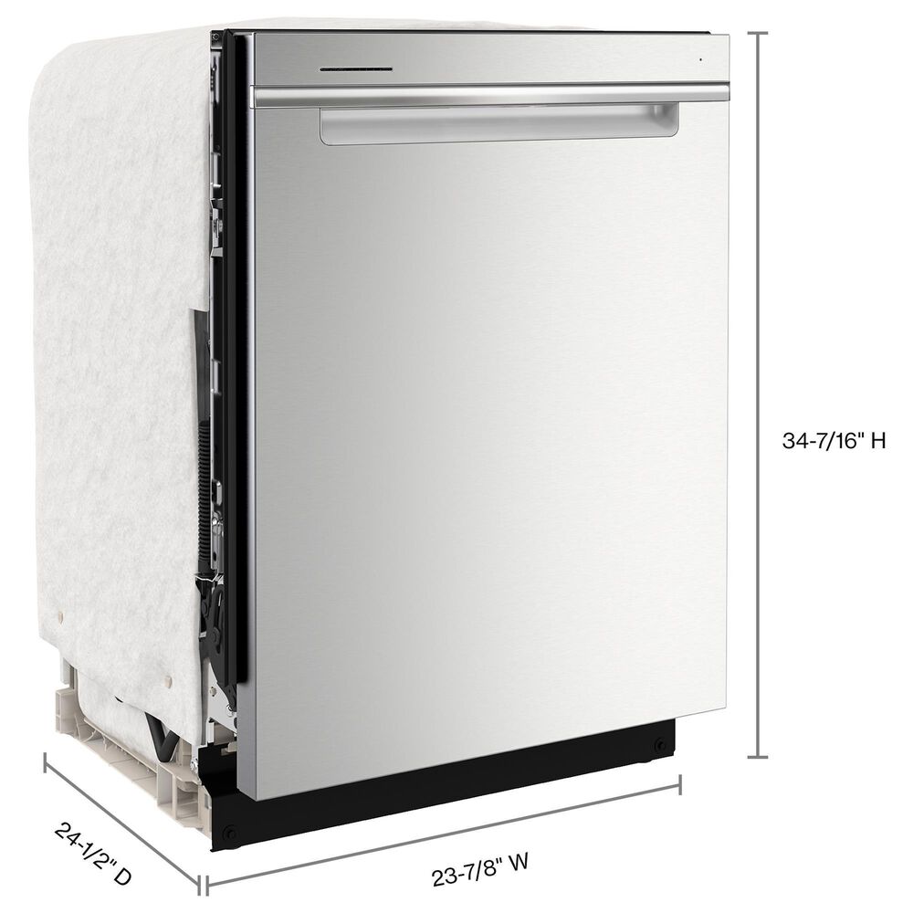 Whirlpool 24&quot; Fully Integrated Dishwasher in Fingerprint Resistant Stainless Steel, , large
