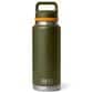 YETI Rambler 36 Oz Water Bottle with Color-Blocked Chug Cap in Olive and King Crab Orange, , large