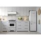 Unique Appliances Classic Retro 24" Under Cabinet Range Hood in Marshmallow White, , large