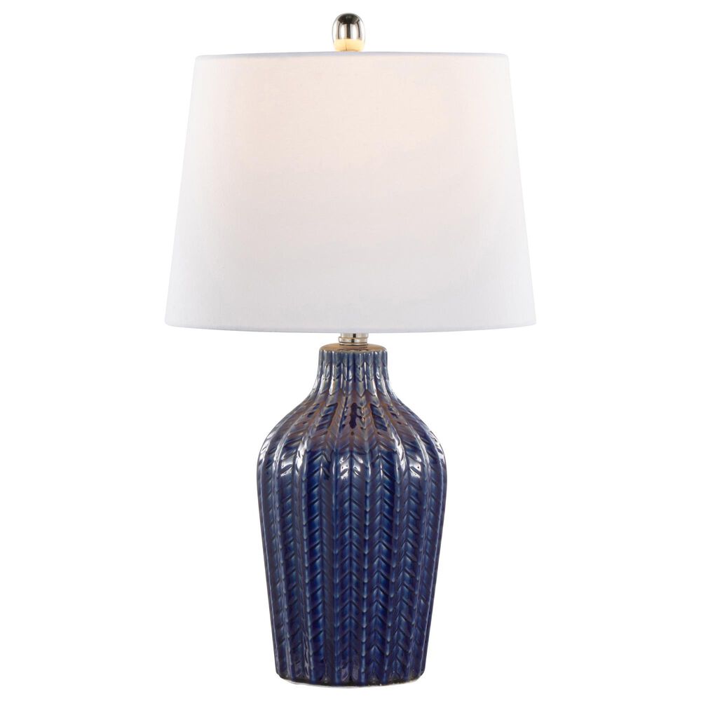 Hearth and Haven Rockwell Table Lamp in Dark Blue (Set of 2), , large