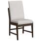 Mayberry Hill Brisbane Dining Side Chair with Faux Leather Upholstery in Brown, , large