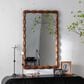 Hearth and Haven Rectangular Wall Mirror with Wood Frame in Natural Wood, , large