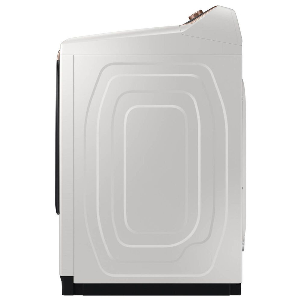 Samsung 5.5 Cu. Ft. Extra-Large Capacity Smart Top Load Washer with Auto Dispense System and 7.4 Cu. Ft. Smart Gas Dryer with Steam Sanitize+ in Ivory, , large