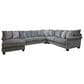 Creature Comforts Asher 4-Piece Sectional with Left Facing Chaise in Sandstone, , large