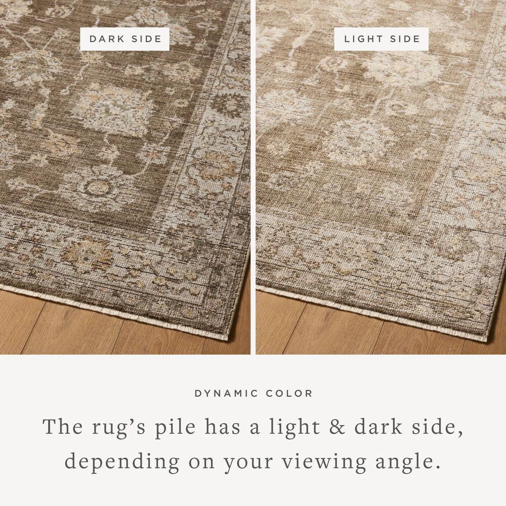 Loloi Priscilla Bark and Ivory 3&#39;6&quot; x 5&#39;3&quot; Area Rug, , large