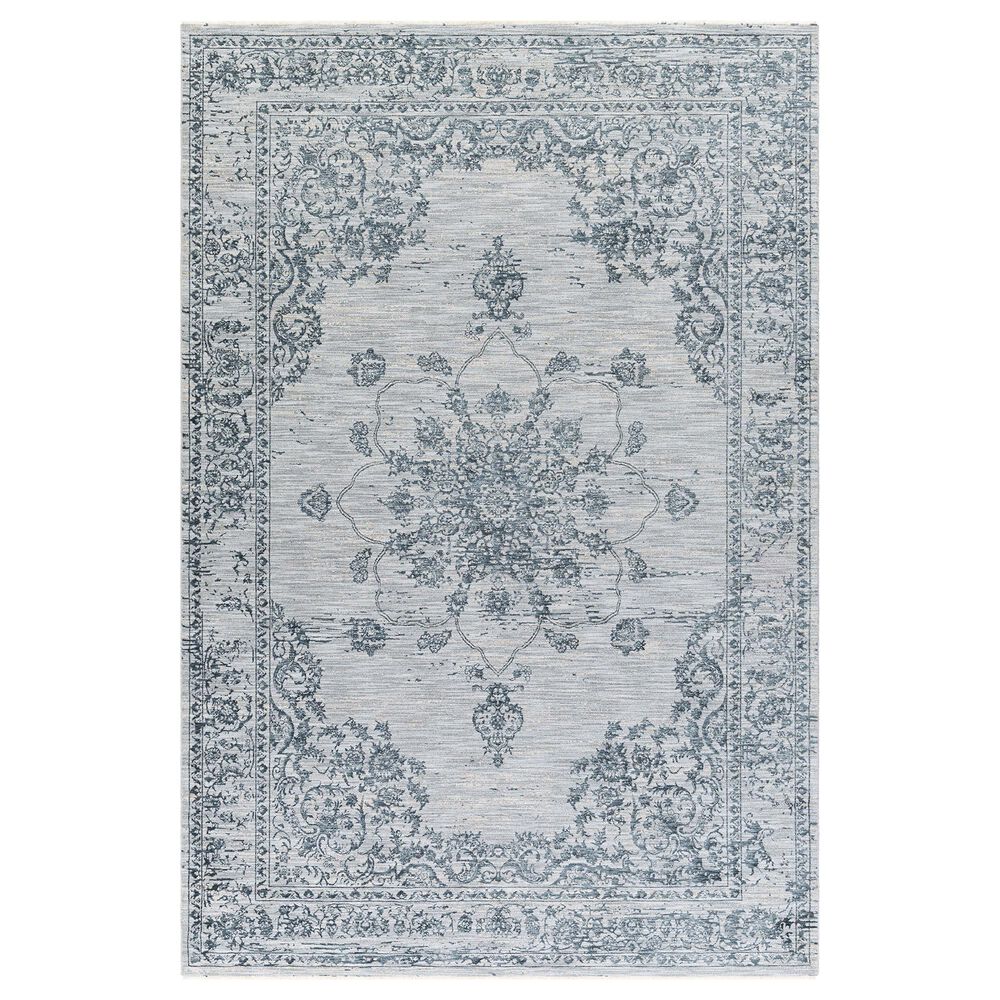 Surya Laila  10" x 14" Navy, Teal, Light Gray, Beige, Taupe and Cream Area Rug, , large